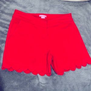 Red shorts